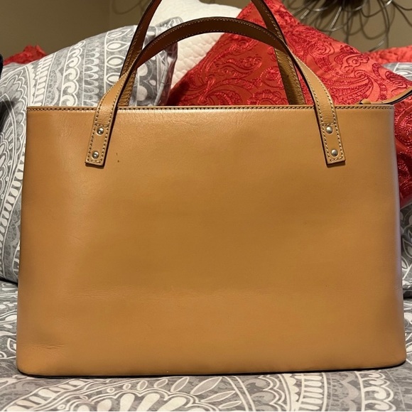 kate spade Bags Authentic Classy Kate Spade Camel Tote With Front
